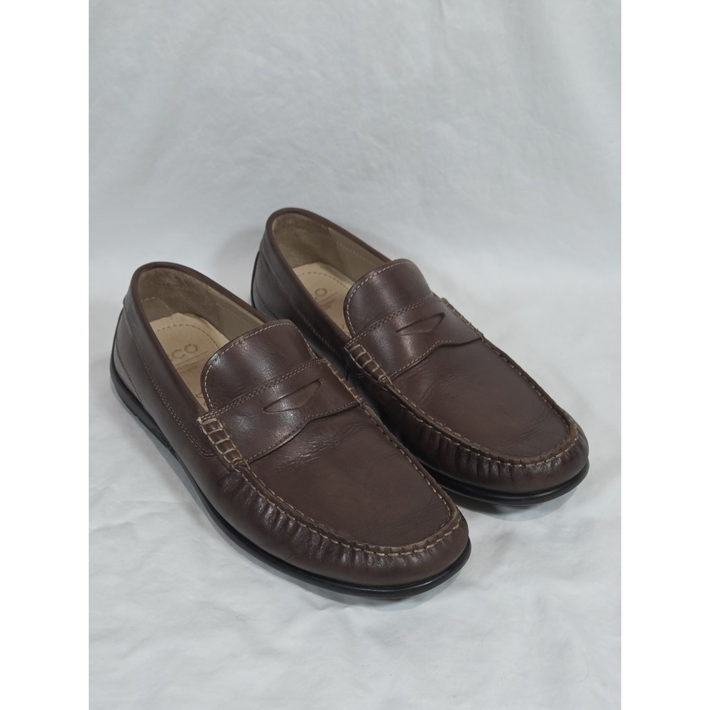 ECCO Driving Moc Penny Loafer Slip On Dress Casual Men's Shoes 44 US (10.5-11)